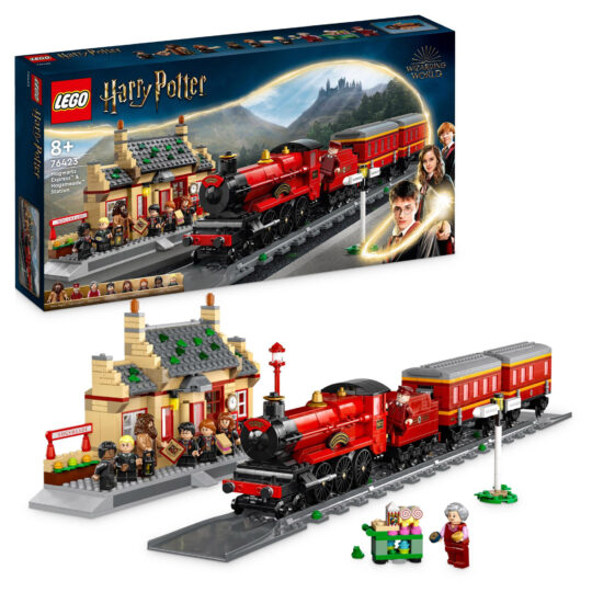 LEGO Harry Potter 76423 Espresso Per Hogwarts e Stazione di Hogsmeade con Treno - Harry Potter, LEGO