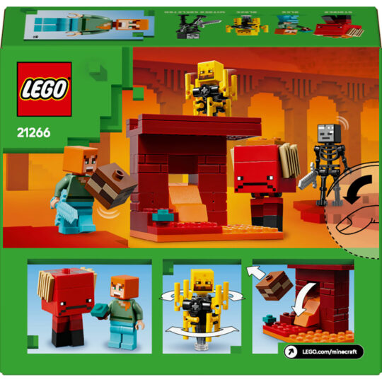 LEGO Minecraft 21266 Battaglia Sul Ponte Del Nether - LEGO, Minecraft