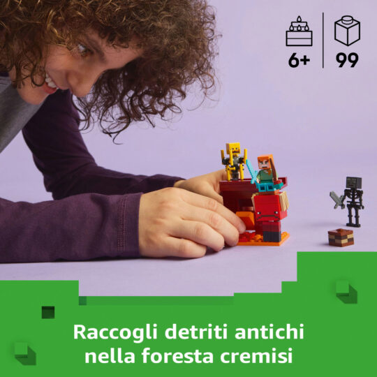 LEGO Minecraft 21266 Battaglia Sul Ponte Del Nether - LEGO, Minecraft