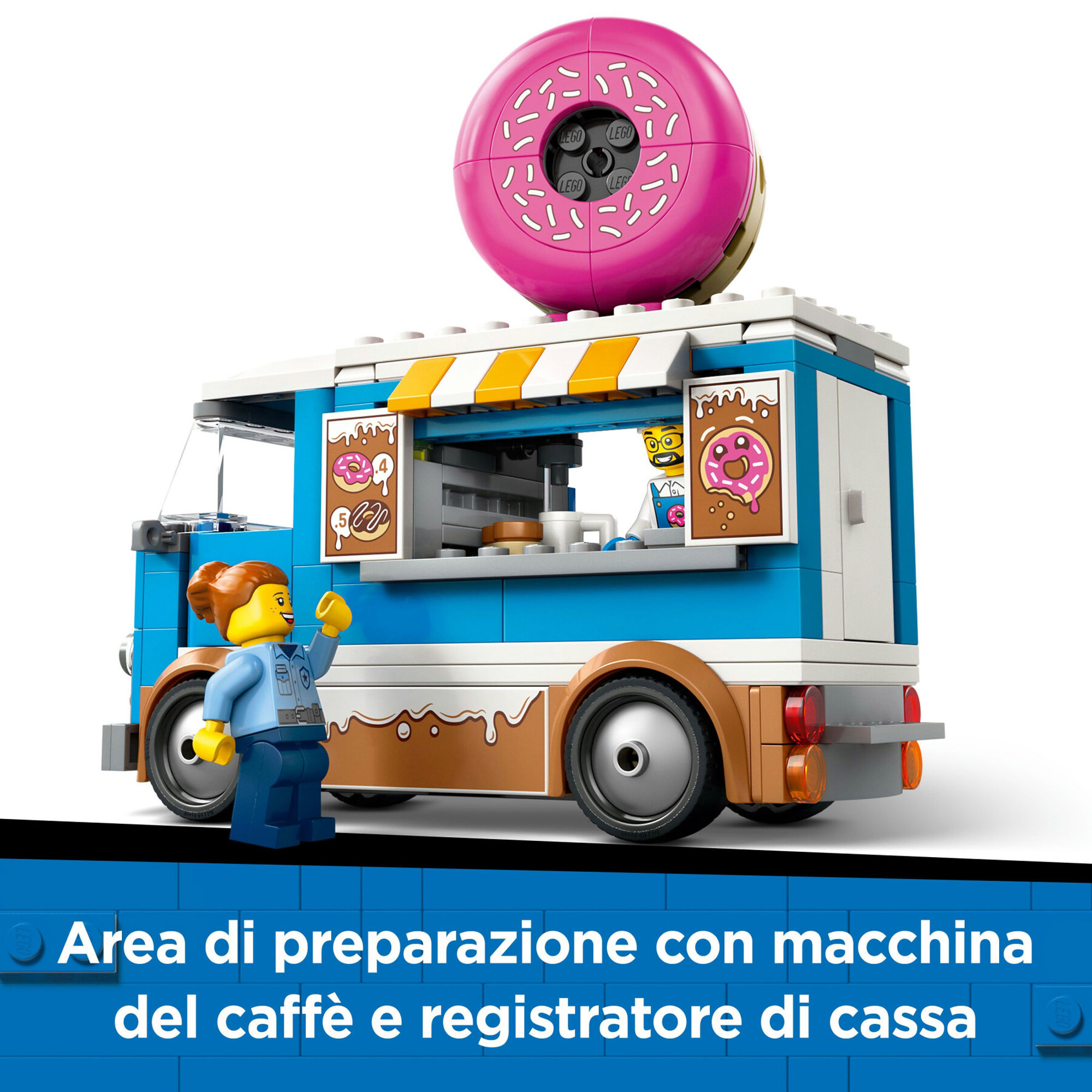 LEGO City 60452 Furgone Delle Ciambelle - LEGO