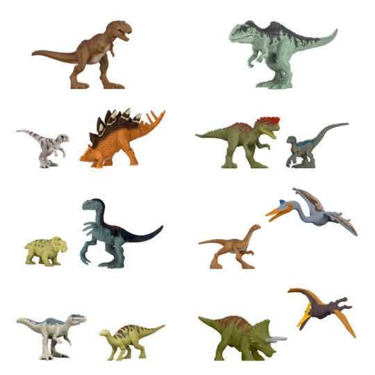 Jurassic World Mini Dino - Dinosauri Articolati da Collezione, assortiti - Jurassic World