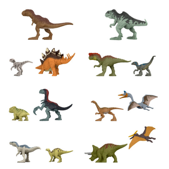Jurassic World Mini Dino - Dinosauri Articolati da Collezione, assortiti - Jurassic World
