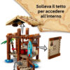 LEGO One Piece 75636 La Capanna Del Villaggio Foosha con Barca Giocattolo - One Piece, LEGO