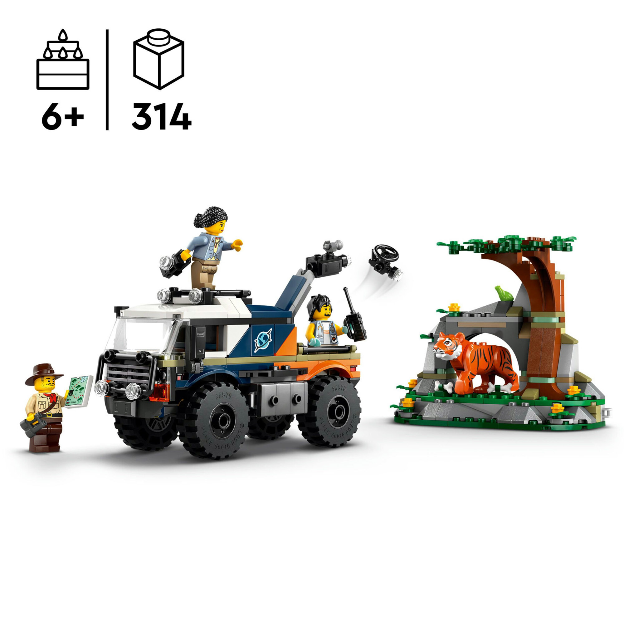 LEGO City 60426 Fuoristrada Dell’Esploratore Della Giungla - LEGO