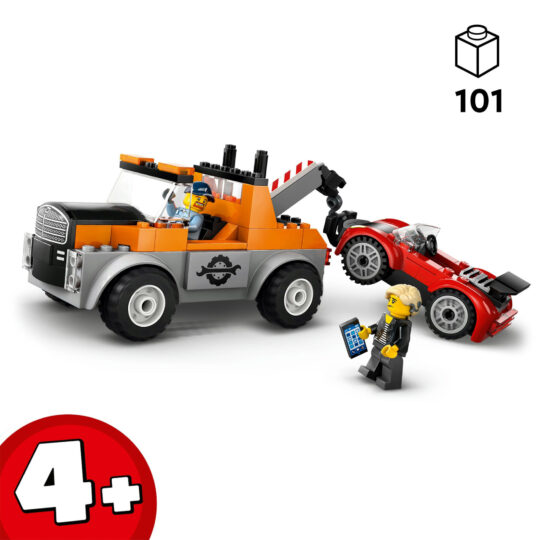 LEGO City 60435 Autogrù e Officina Auto Sportive - LEGO