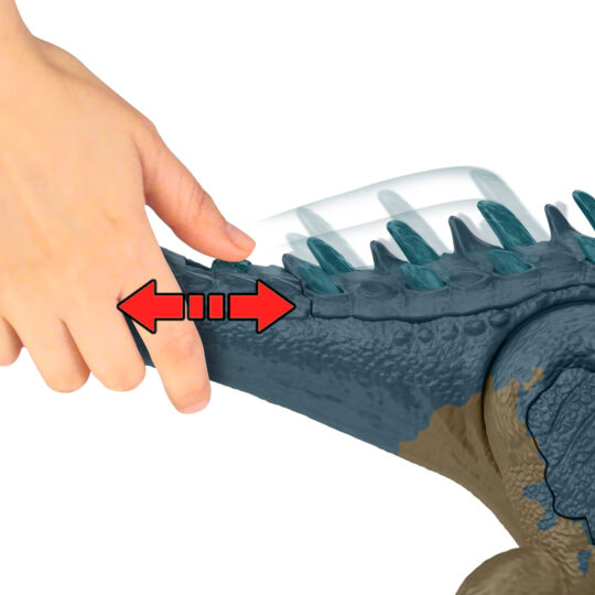 Jurassic World Allosauro Furia Selvaggia - Dinosauro con Aculei e Ruggito – Mattel - Jurassic World