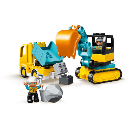 LEGO Duplo Town 10931 Camion e Scavatrice Cingolata - LEGO