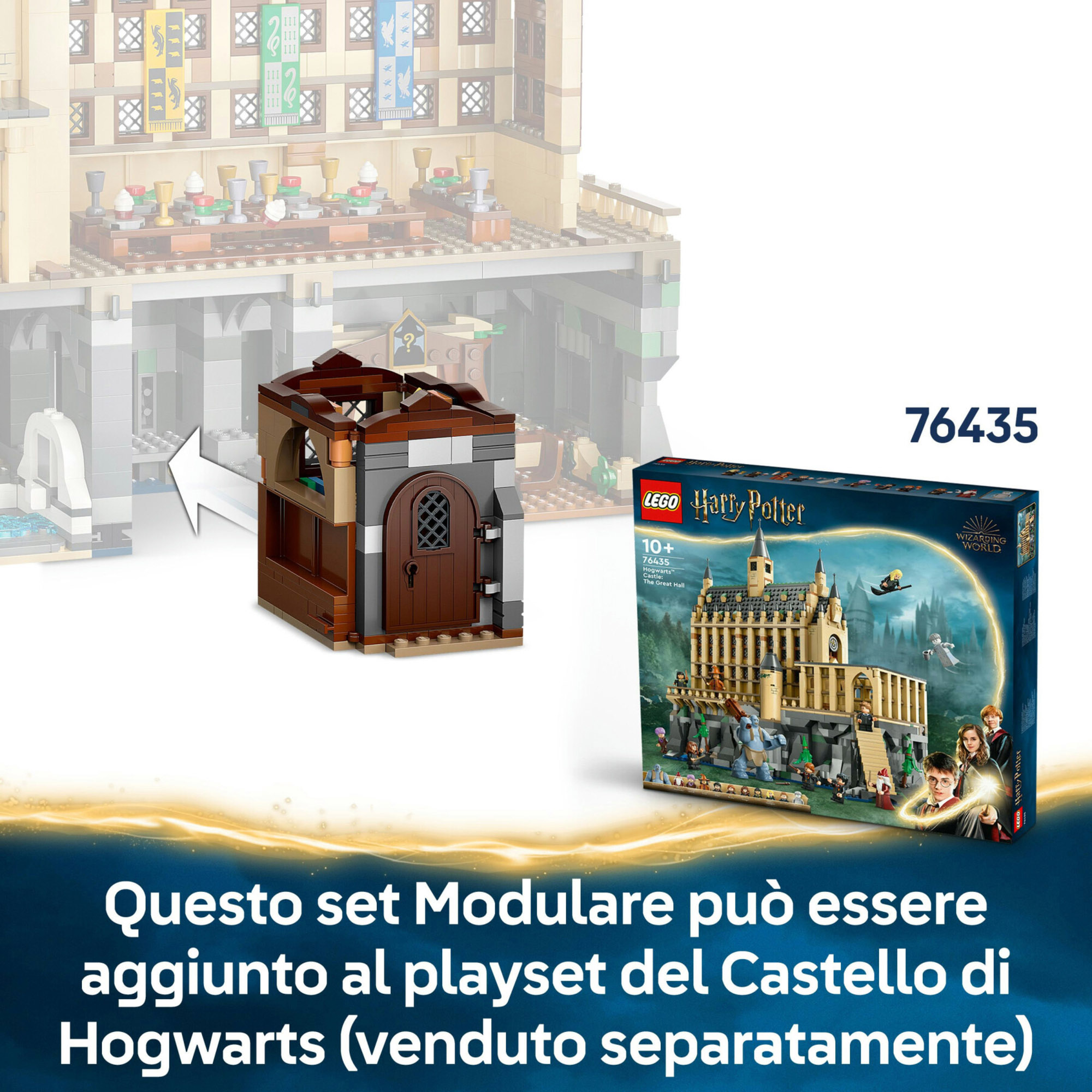LEGO Harry Potter 76442 Lezione Incantesimi Hogwarts Set con 3 Minifigure - Harry Potter, LEGO