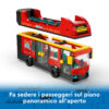 LEGO City 60407 Autobus Turistico Rosso A Due Piani - LEGO