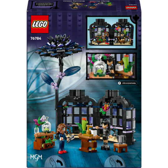 LEGO Wednesday 76784 Fiore di Dalia Nero con 2 Bamboline - LEGO