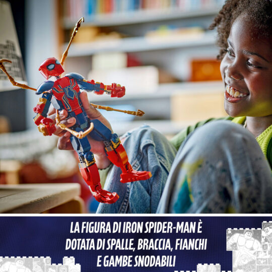 LEGO Marvel 76298 Personaggio Costruibile di Iron Spider-Man - LEGO, Marvel