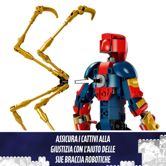 LEGO Marvel 76298 Personaggio Costruibile di Iron Spider-Man - LEGO, Marvel