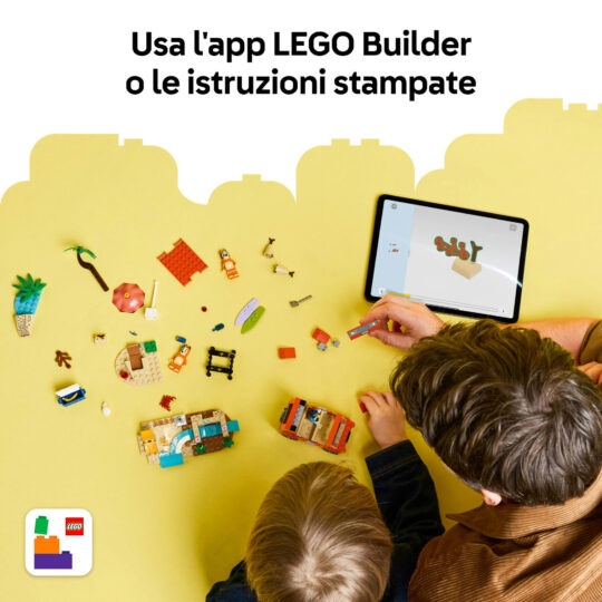 LEGO 11202 Bluey Vacanza in Spiaggia con Auto e 3 Figure - LEGO