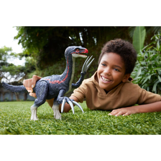 Jurassic World Terizinosauro - Dinosauro Attacca e Ruggisce con Suoni – Mattel - Jurassic World