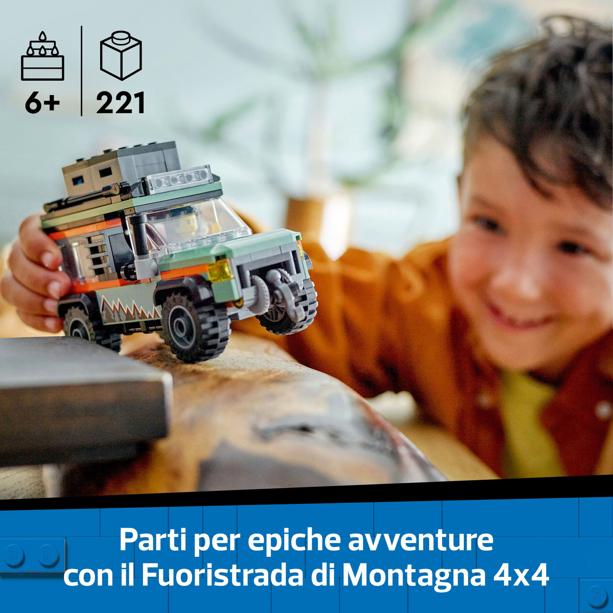 LEGO City 60447 Fuoristrada di Montagna 4X4 - LEGO