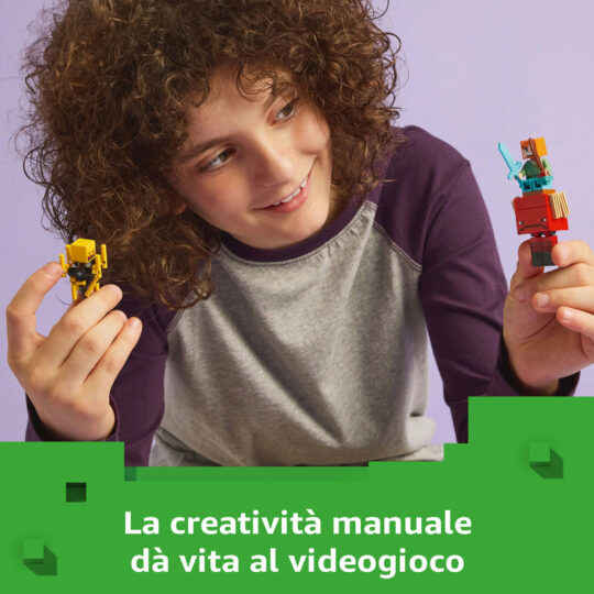 LEGO Minecraft 21266 Battaglia Sul Ponte Del Nether - LEGO, Minecraft