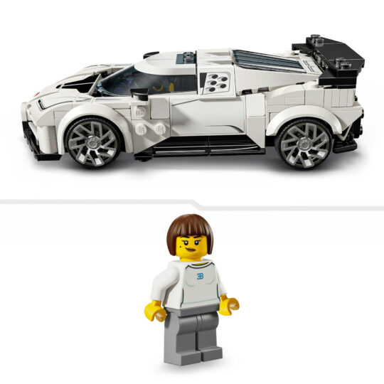 LEGO Speed Champions 77240 Bugatti Centodieci con Minifigure - LEGO