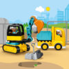 LEGO Duplo Town 10931 Camion e Scavatrice Cingolata - LEGO