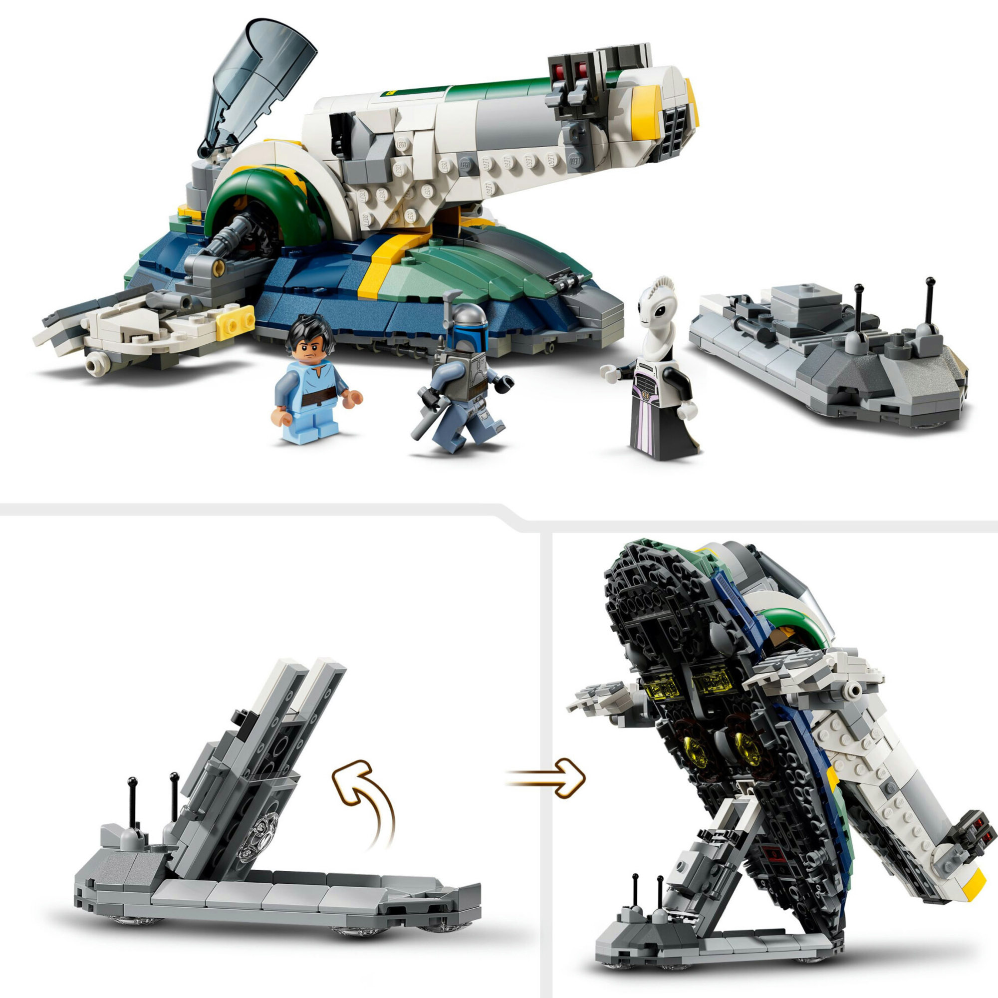 LEGO Star Wars 75433 Astronave Jango Fett con 3 Minifigure - LEGO, Star Wars