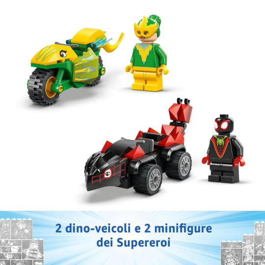 LEGO Spidey e I Suoi Fantastici Amici 11198 Inseguimento Sui Dino-Veicoli di Spin Ed Electro - LEGO, Marvel