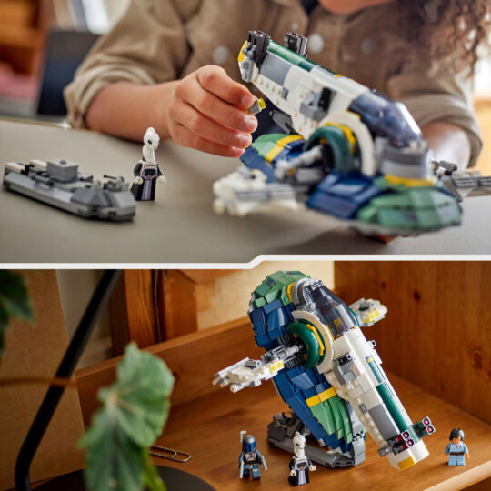 LEGO Star Wars 75433 Astronave Jango Fett con 3 Minifigure - LEGO, Star Wars