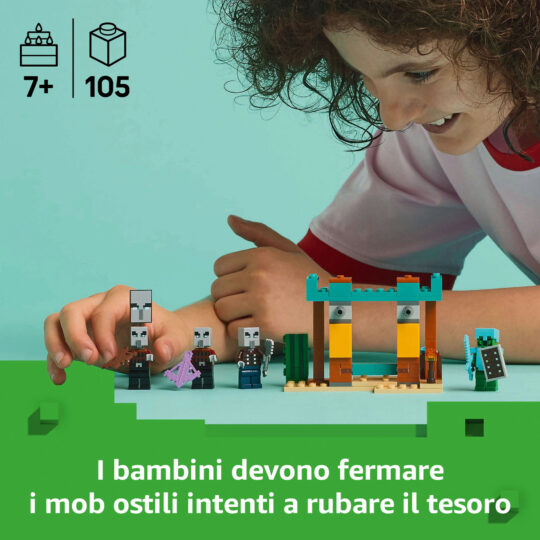 LEGO Minecraft 21267 Pattuglia Nel Deserto Della Bestia - LEGO, Minecraft