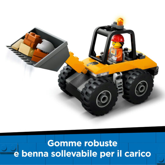 LEGO City 60450 Pala Gommata Gialla - LEGO