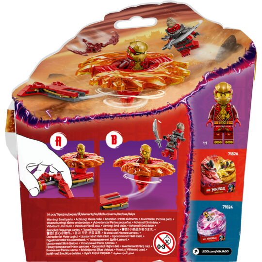 LEGO Ninjago 71823 Spinner Del Drago Spinjitzu di Kai - LEGO