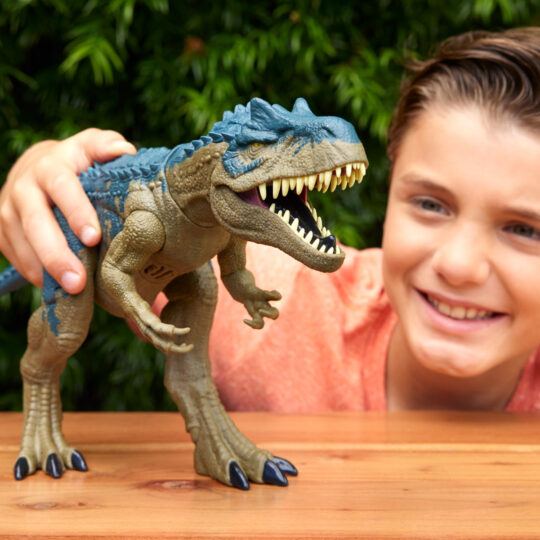 Jurassic World Allosauro Furia Selvaggia - Dinosauro con Aculei e Ruggito – Mattel - Jurassic World