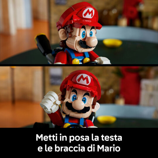 LEGO 72037 Mario Kart con Mario e Kart, Modellino Da Esposizione - LEGO, Super Mario