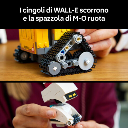 LEGO 43279 Wall-e e Eve, Set Modellismo Per Adulti - Disney, LEGO