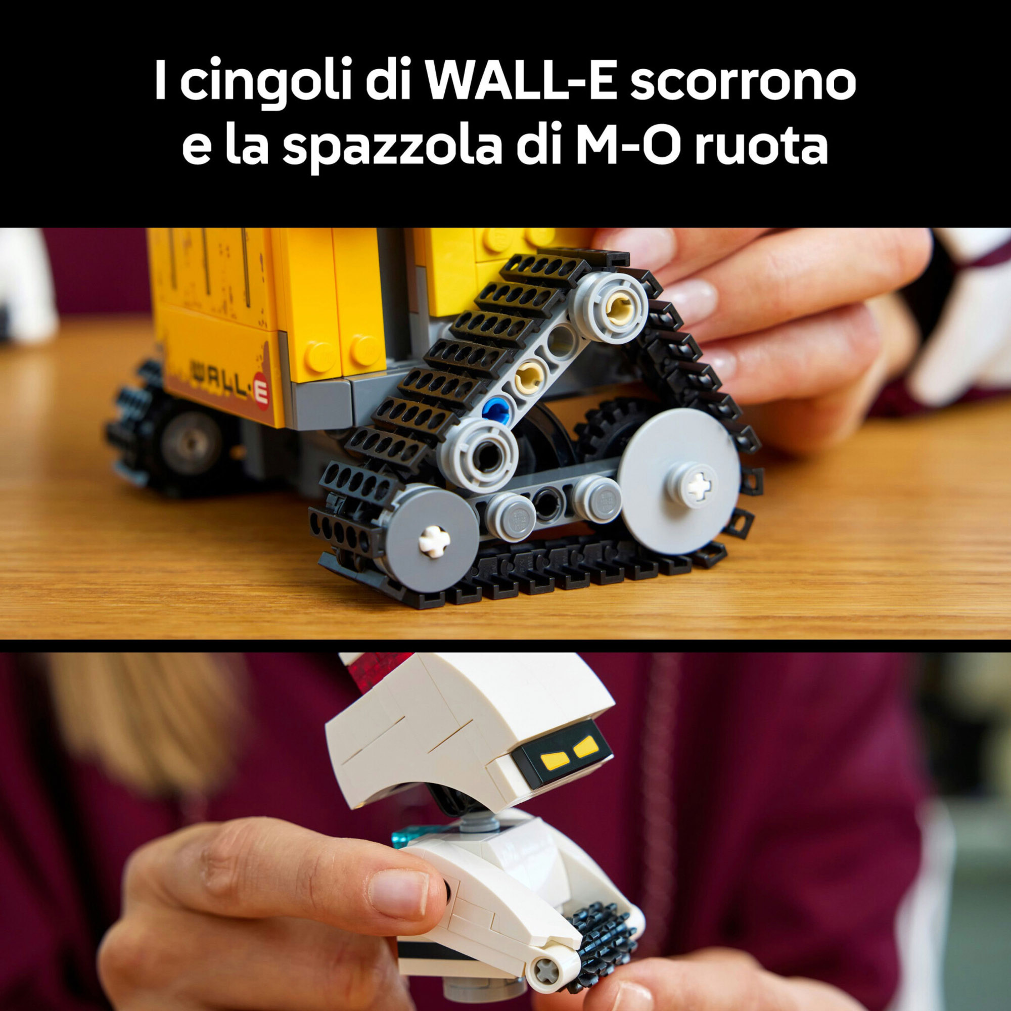 LEGO 43279 Wall-e e Eve, Set Modellismo Per Adulti - Disney, LEGO