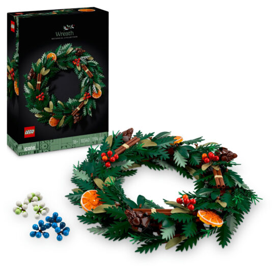 LEGO Icons 10340 Ghirlanda Decorazione Natalizia - LEGO