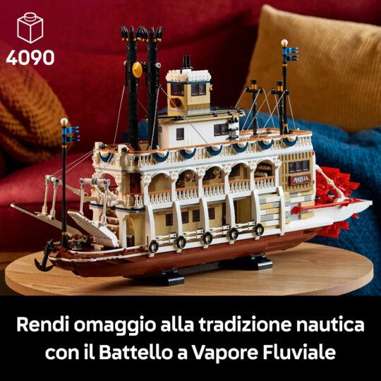 LEGO Ideas 21356 Battello A Vapore Fluviale - LEGO
