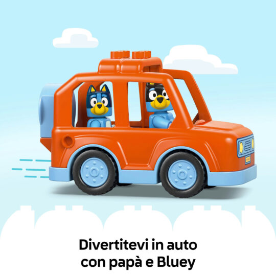 LEGO 10458 Duplo Gelateria Bluey con Macchina e 2 Figure - LEGO