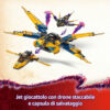 LEGO Ninjago 71833 Jet Super Storm di Ras e Arin - LEGO