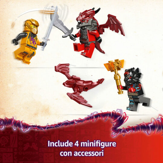 LEGO Ninjago 71833 Jet Super Storm di Ras e Arin - LEGO
