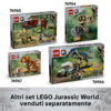 LEGO Jurassic World 76969 Fossili di Dinosauro: Teschio di Triceratopo - Jurassic World, LEGO