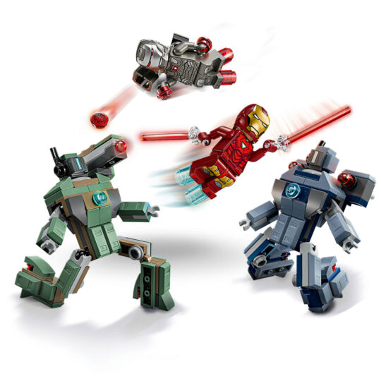 LEGO Marvel 76320 Iron Man e War Machine vs Droni con Action Figure - LEGO, Marvel