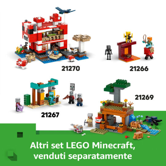 LEGO Minecraft 21270 La Casa Del Mooshroom - LEGO, Minecraft