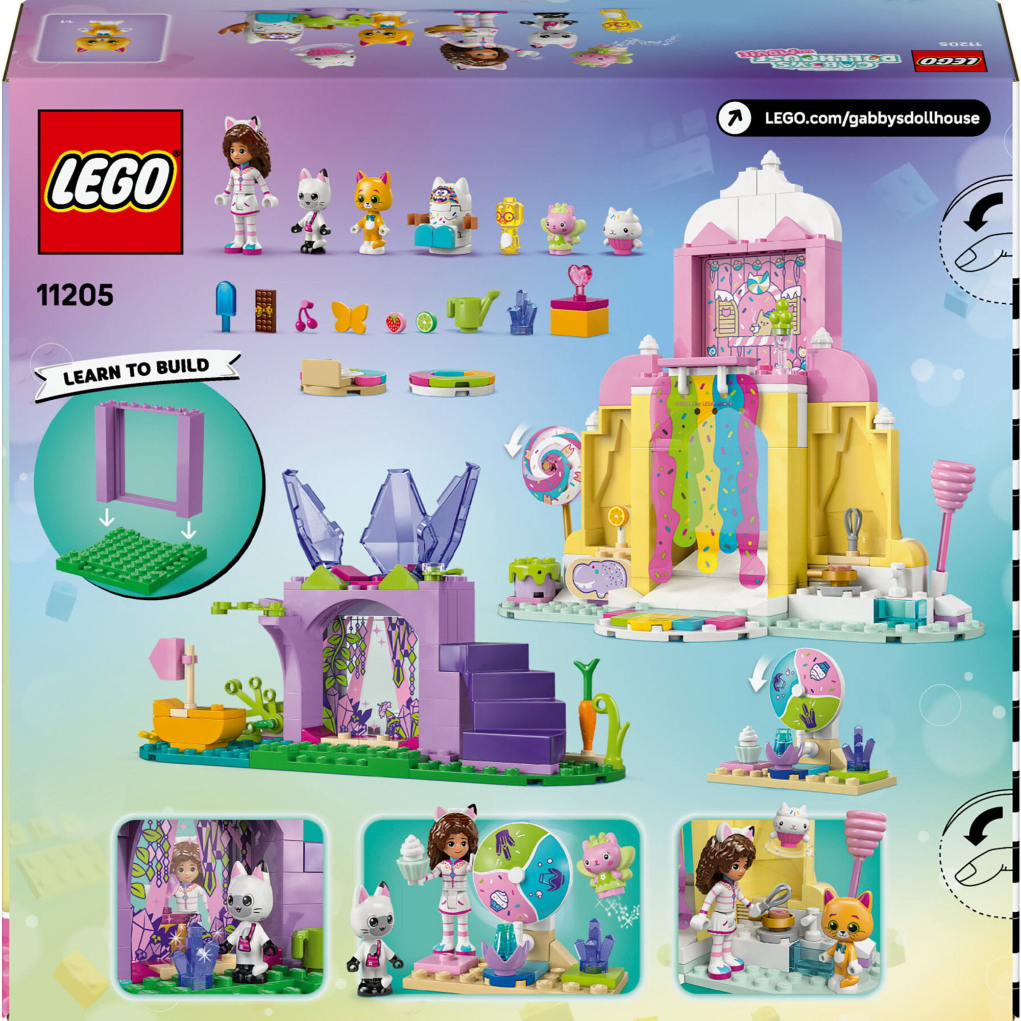 LEGO 11205 Gabby’s Dollhouse Dolce Montagna con Giardino - Gabby’s Dollhouse, LEGO