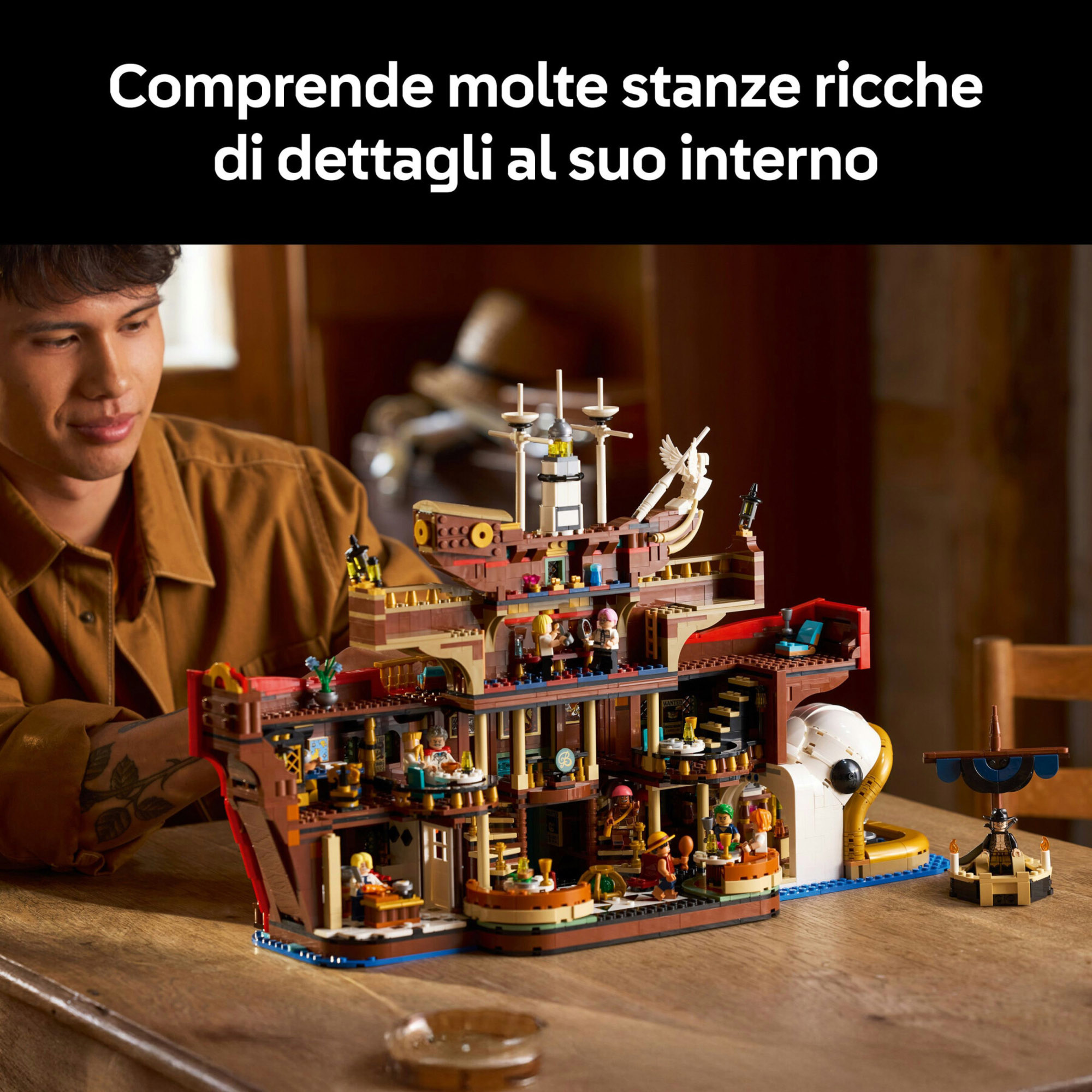 LEGO One Piece 75640 Baratie, Il Ristorante Galleggiante - One Piece, LEGO