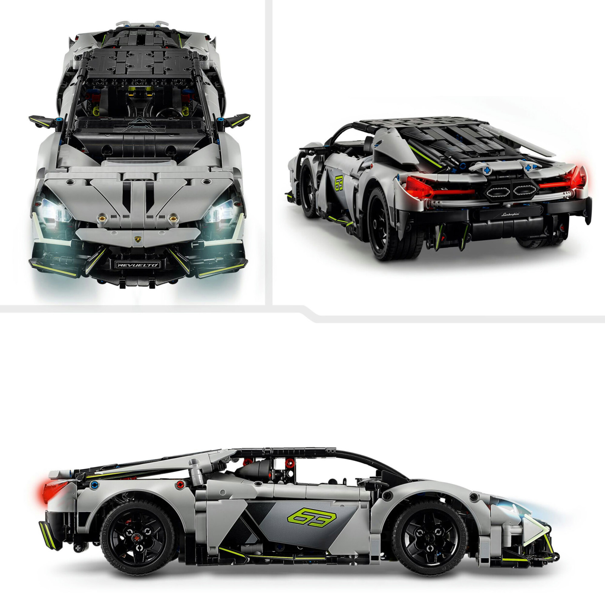 LEGO Technic 42214 Lamborghini Revuelto Rc con Luci e Batteria - LEGO