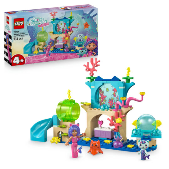 LEGO 11204 Gabby’s Dollhouse Avventura Acquario con Bambolina - Gabby’s Dollhouse, LEGO