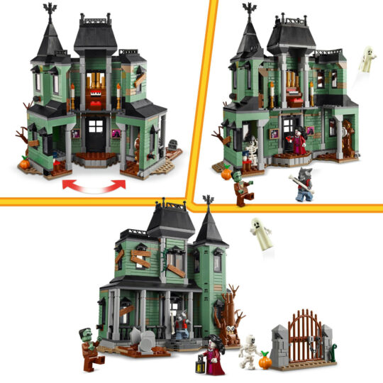 LEGO Creator 31167 Villa Spettrale 3 in 1: Nave Fantasma O Treno - LEGO