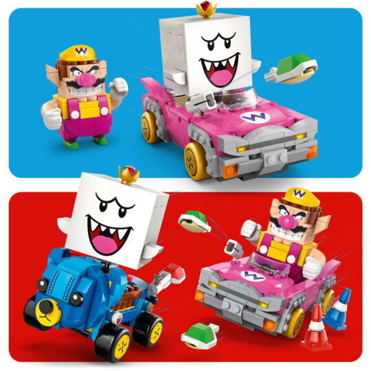 LEGO 72038 Mario Kart Wario vs Re Boo con 2 Veicoli - LEGO, Super Mario