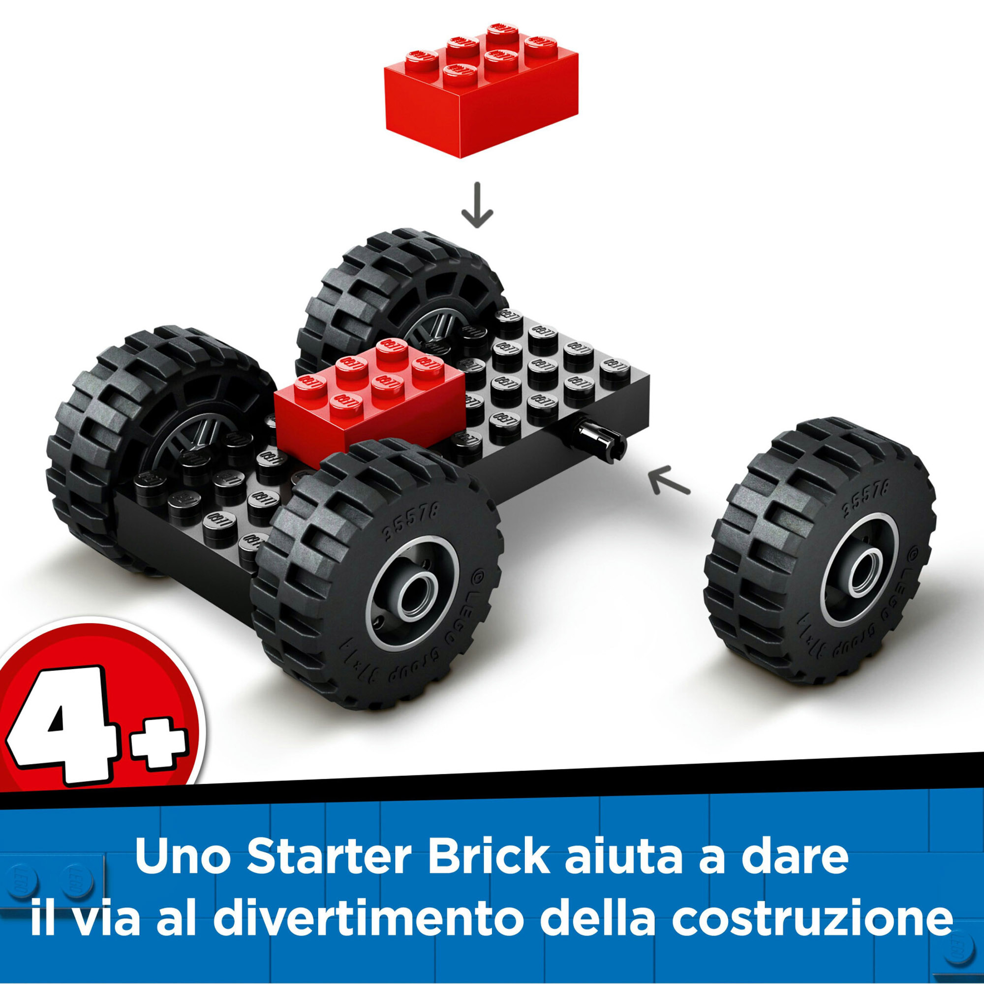 LEGO City 60450 Pala Gommata Gialla - LEGO