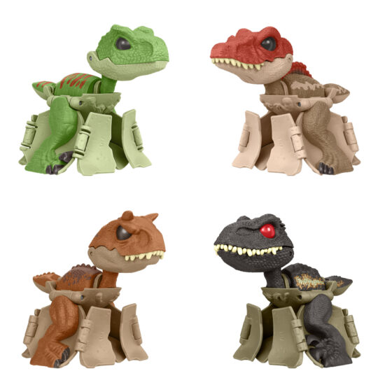 Jurassic World Fierce Changers - Uovo Trasformabile in Dinosauro 2 in 1 – Mattel - Jurassic World