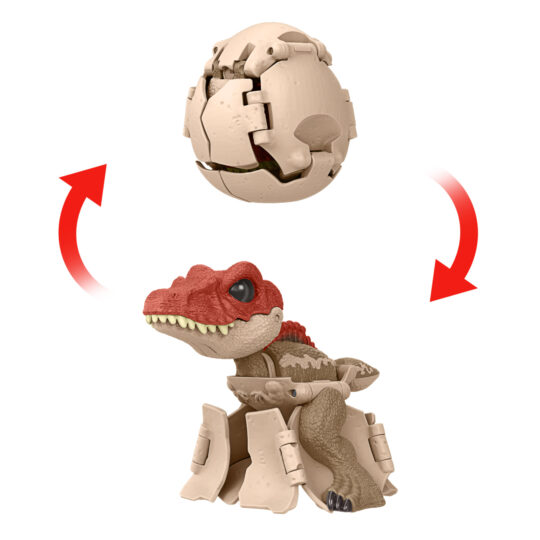 Jurassic World Fierce Changers - Uovo Trasformabile in Dinosauro 2 in 1 – Mattel - Jurassic World
