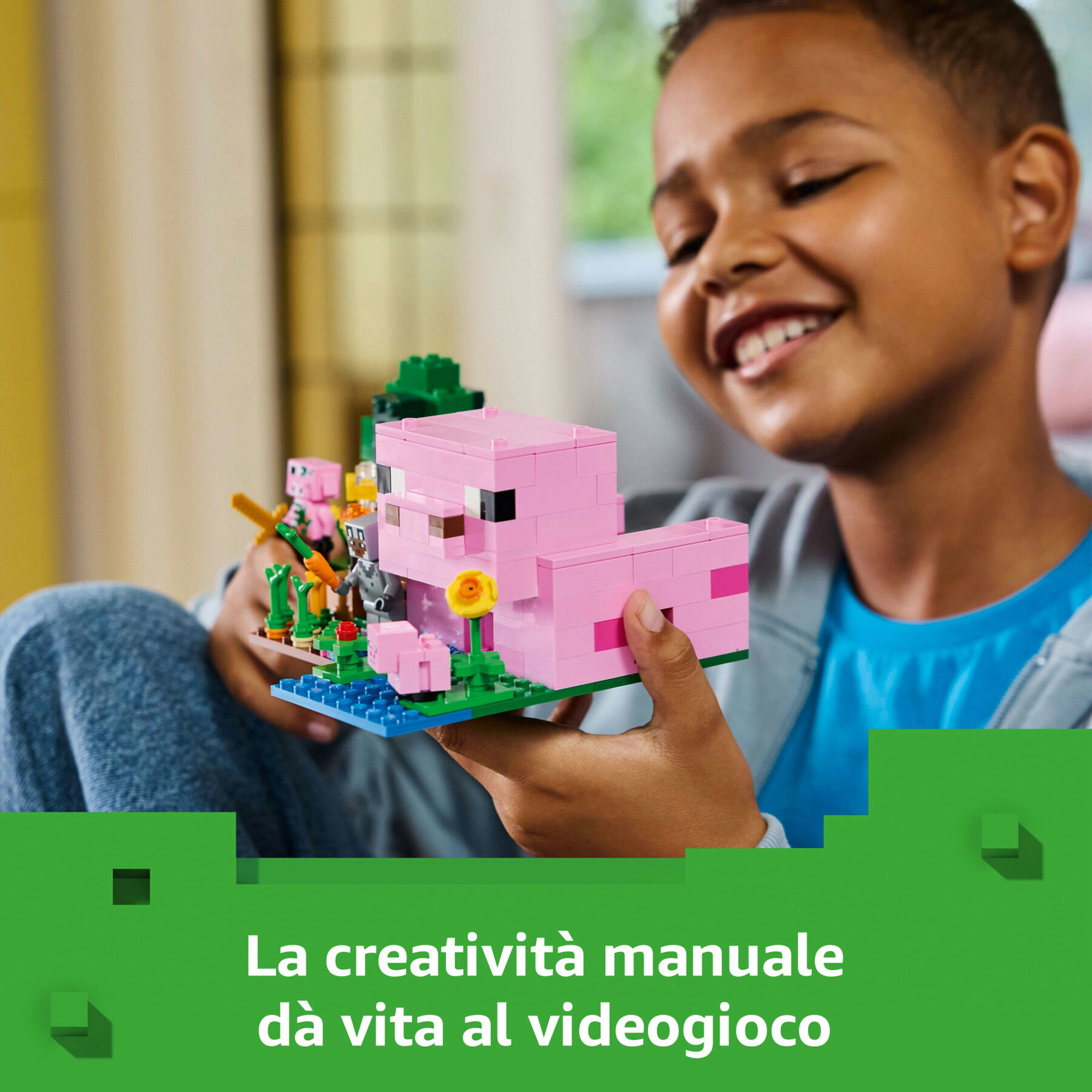 LEGO Minecraft 21268 La Casa Del Maialino - LEGO, Minecraft
